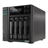 Asustor lockerstor 4 gen2+ as6704t v2 nas (zwart, 2x 5g lan, hdmi, usb)