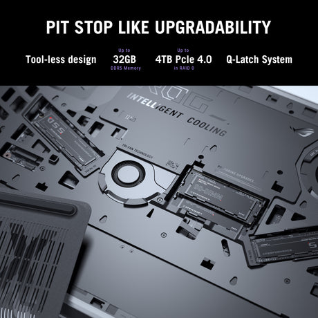 Ordinateur portable de jeu Asus ROG Strix G18 G815LR-S9103W 18 Copilot+ (noir gris | Core Ultra 9 275HX | RTX 5070 Ti | 32 Go | SSD 2 To)