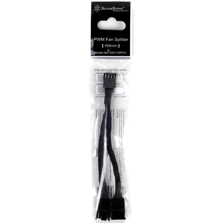 Câble répartiteur Silverstone sst-cpf01 (noir, 10 centimètres)