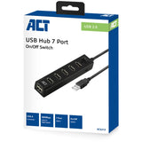 Acte hub USB ac6215 noir