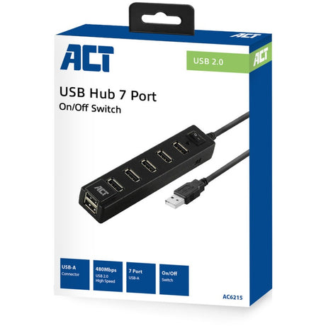 Acte hub USB ac6215 noir