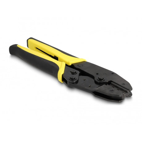 Delock outil de sertissage pour fiche dl4 2,5 - 6 mm² pince à sertir (jaune noir)