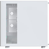 Boîtier tour midi en bois Montech xr (blanc | 1x USB-A | 1x USB-C | RVB | fenêtre)