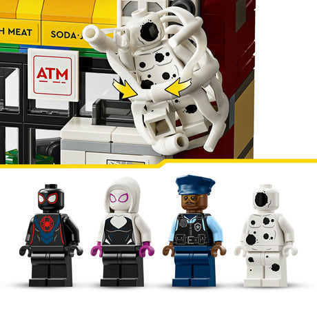 Lego super heros 76311 spider-verse : miles moraux contre la moquerie
