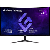 Moniteur de jeu incurvé Viewsonic vx3219-pc-mhd 32 (noir, 2x HDMI, 1x port d'affichage, 240 Hz)
