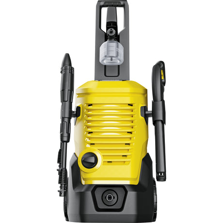 Nettoyeur haute pression domestique Kärcher k 5 wcm premium (jaune noir, avec nettoyeur haute pression, enrouleur de tuyau et nettoyant de surface)