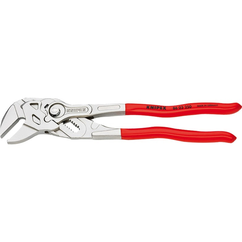 Knipex 86 03 250 pince-clé - 250 mm - chromée - largeur de clé jusqu'à 52 mm 2 pouces - revêtue de plastique
