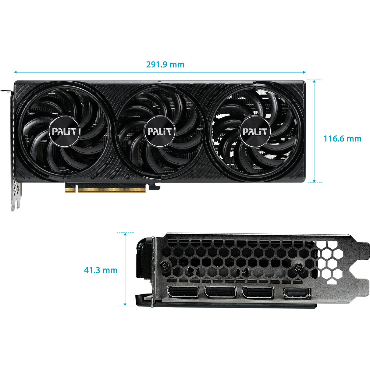 Carte graphique Palit GeForce RTX 5070 Infinity 3 OC (DLSS 4, 3x Display Port, 1x HDMI 2.1)