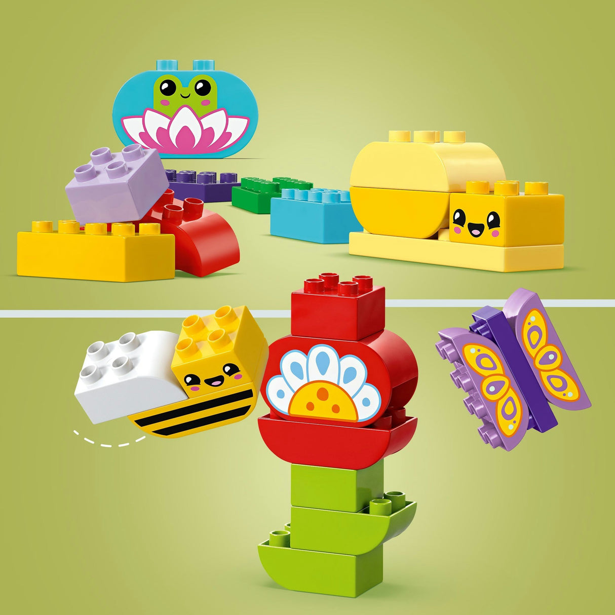 Lego duplo town 10444 jardin fleuri créatif