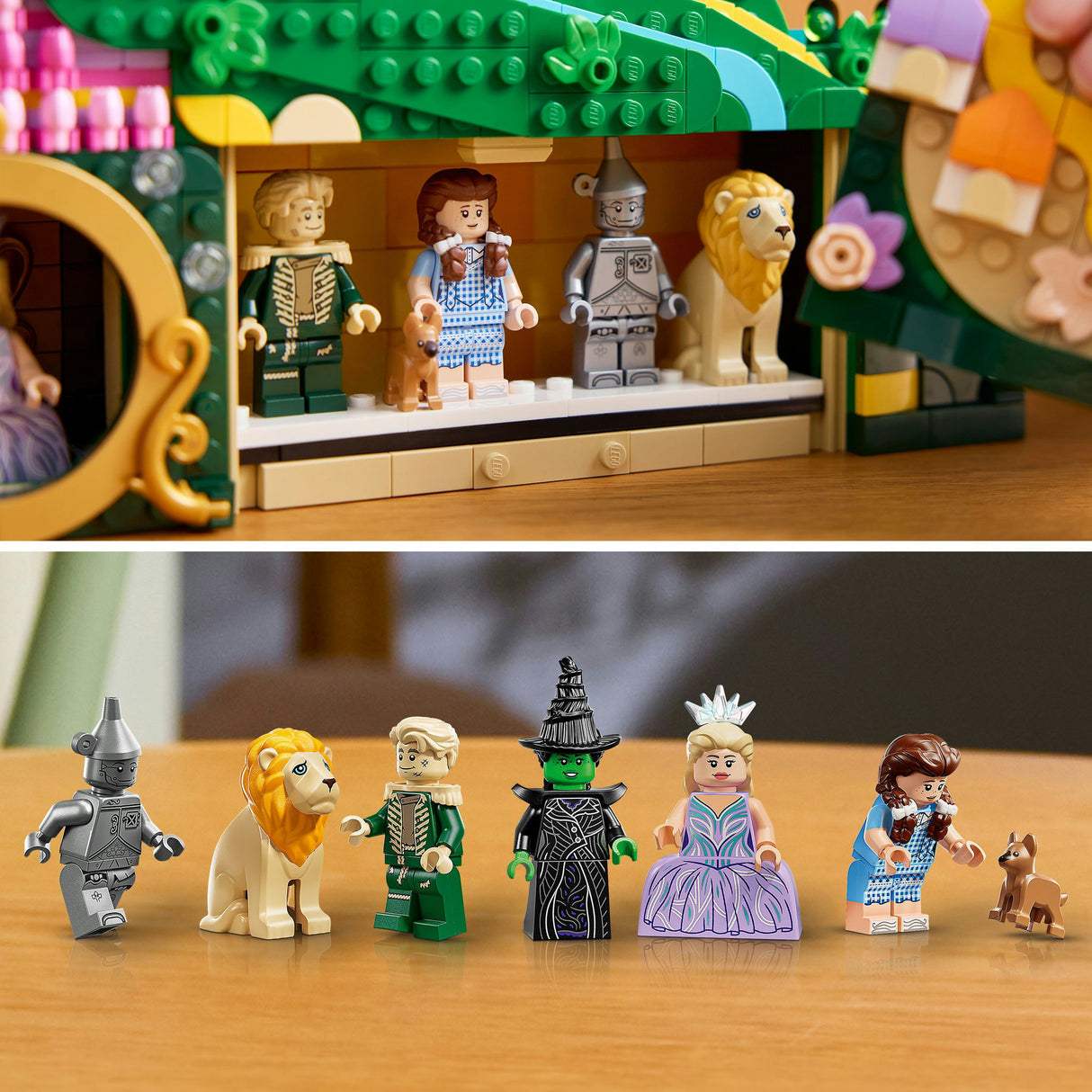 Lego 75685, décoration murale de la méchante ville d'émeraude