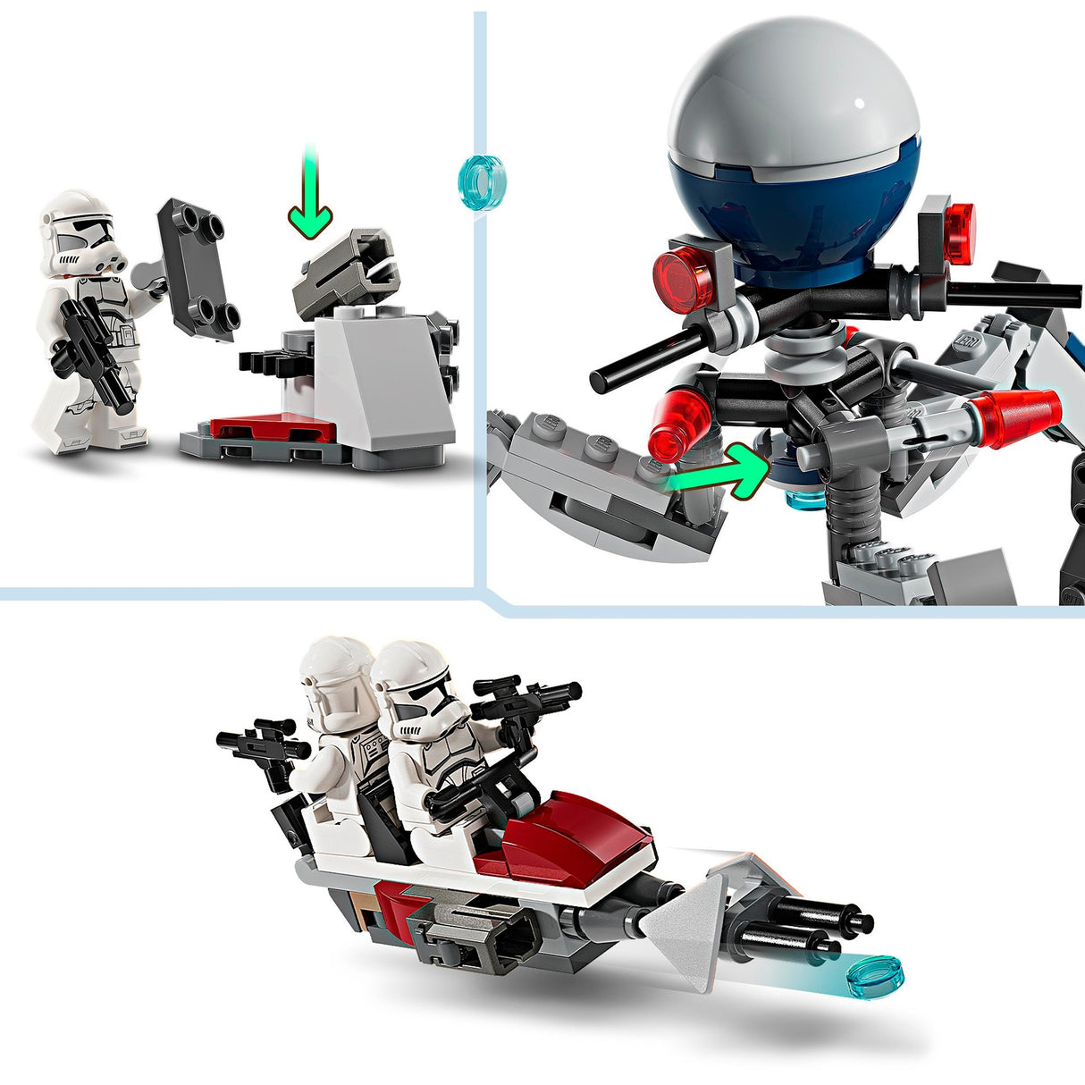 LEGO LEGO Star Wars 75372 Clone Trooper and Battle Droid Battle Pack