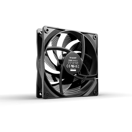 Soyez silencieux! Ventilateur de boîtier haute vitesse Pure Wings 3 PWM (noir, 120 x 120 x 25 mm)