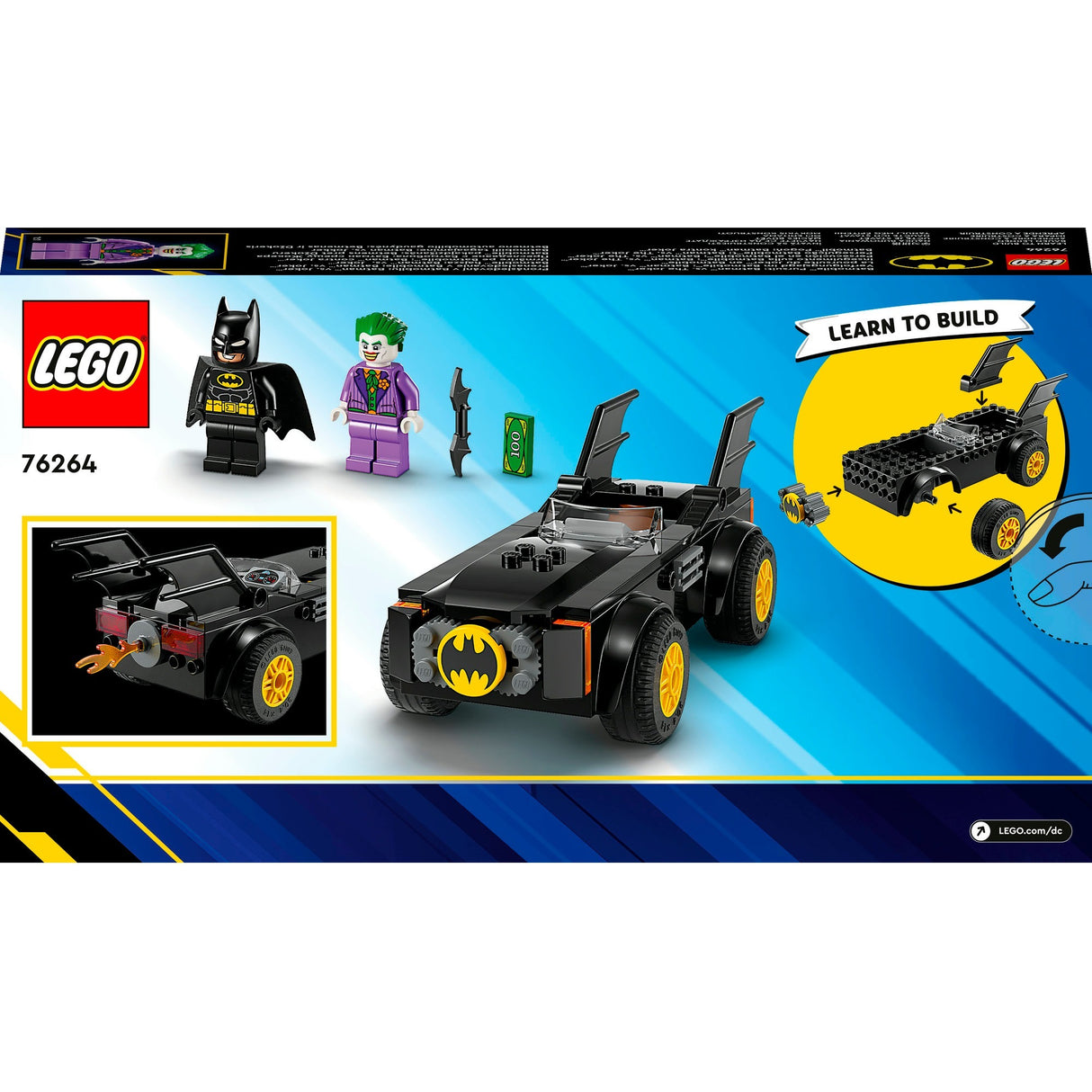 Lego DC Super Heroes - Batmobile Chase : Batman contre le joker (76264)