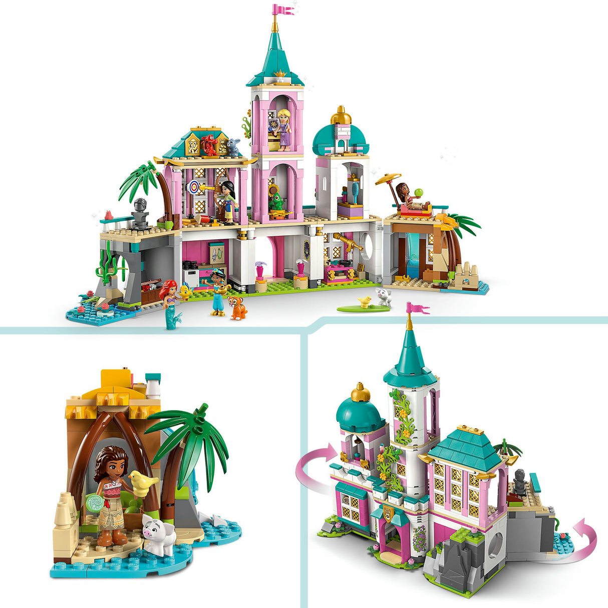 Lego 43267 Disney Princess Château de princesse et animaux royaux