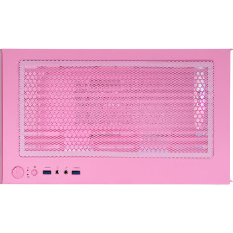 Boîtier mini tour Thermaltake view 170 tg argb (rose | 2x usb-a | rgb | verre trempé)