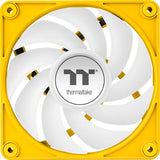 Thermaltake ct120 ex argb sync pc cooling fan bumblebee (3-fan pack) case fans (geel, 3 stuks, 120 x 120 x 25 mm, pwm)