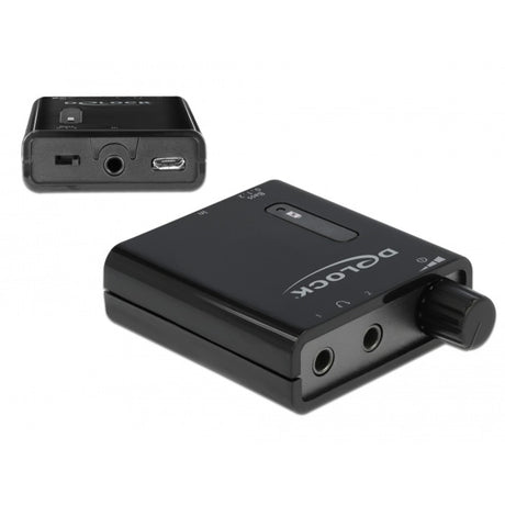 Delock amplificateur casque stéréo portable (noir)