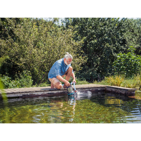 Pompe à eau sale Gardena 20000 capteur aqua