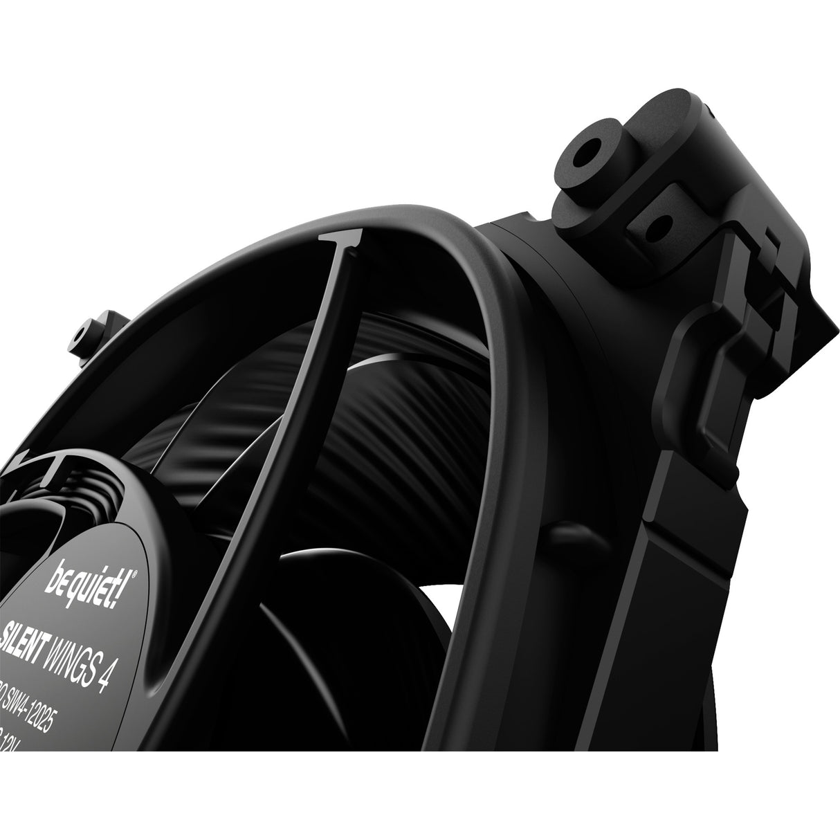Soyez silencieux! Ventilateur de boîtier Silent Wings 4 PWM (noir, 120 x 120 x 25 mm)