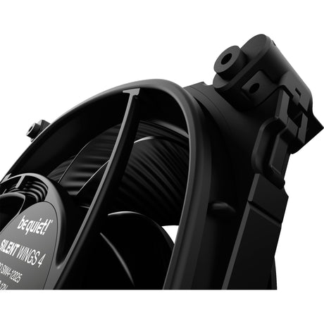 Soyez silencieux! Ventilateur de boîtier Silent Wings 4 PWM (noir, 120 x 120 x 25 mm)
