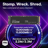 SSD Crucial T710 1 To (PCIe 5.0 x4, NVME 2.0, M.2 2280)