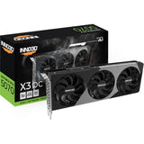 Inno3d n50703-12d7x-195064l geforce rtx 5070 x3 oc, 12 go, gddr7, 192 bits, 28 go/s, 672 go s, 650w