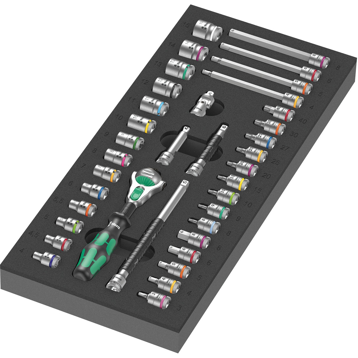Wera mousting insert 8000 a zyklop set 1