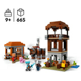 Lego 21278 Minecraft l'avant-poste et le destroyer du pilleur