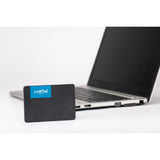CT1000BX500SSD1 BX500 SSD interne, 1 To, 2,5, SATA3 6 Gbps, A adaptateur W