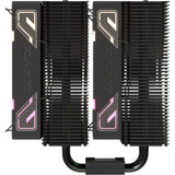 Refroidisseur de processeur Xyz PC Gear Thermax 6 Duo RGB (noir, ARGB, PWM)