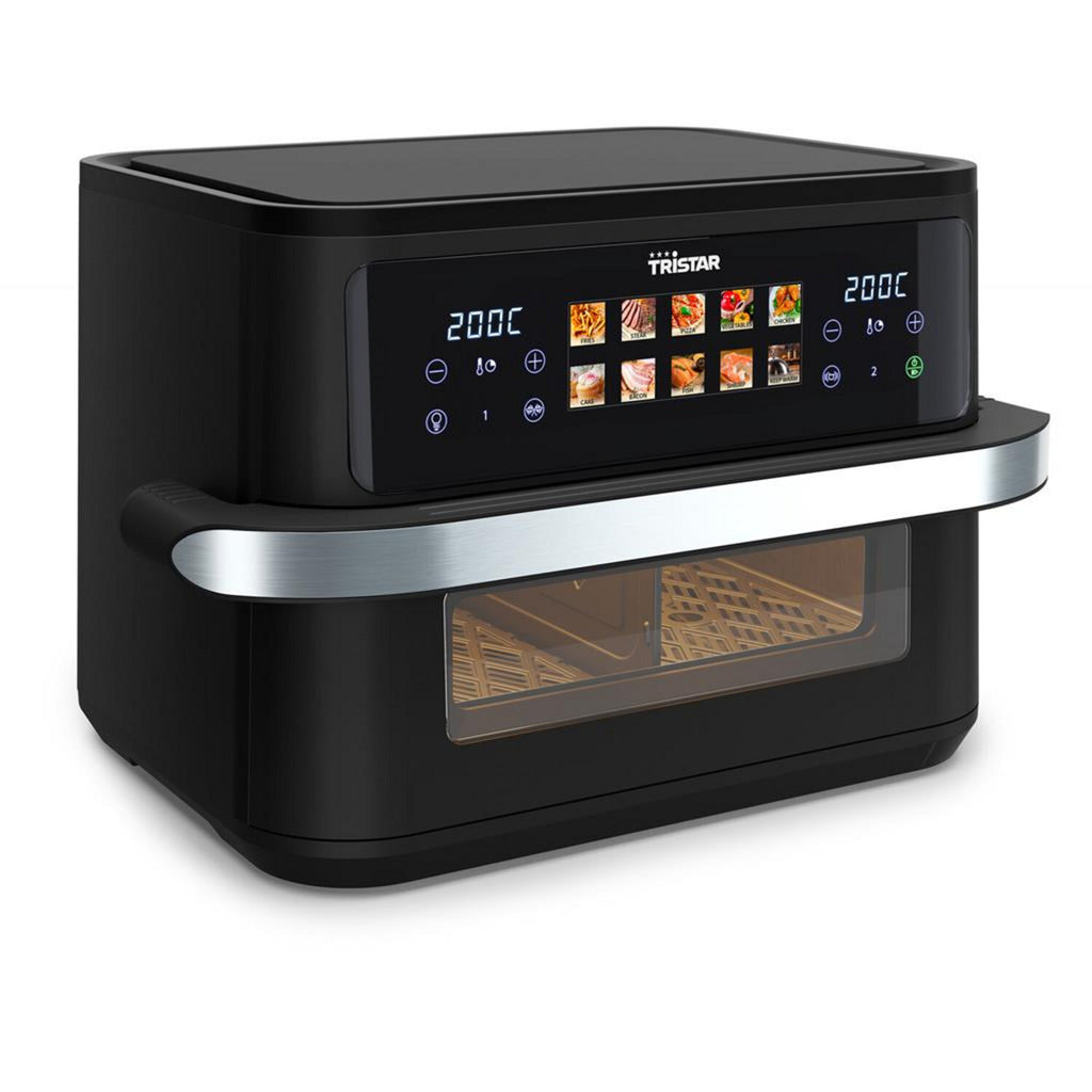 Friteuse à air chaud Tristar fr-9078 dualzone flex airfryer (noir, 10 litres, 2800 watts)