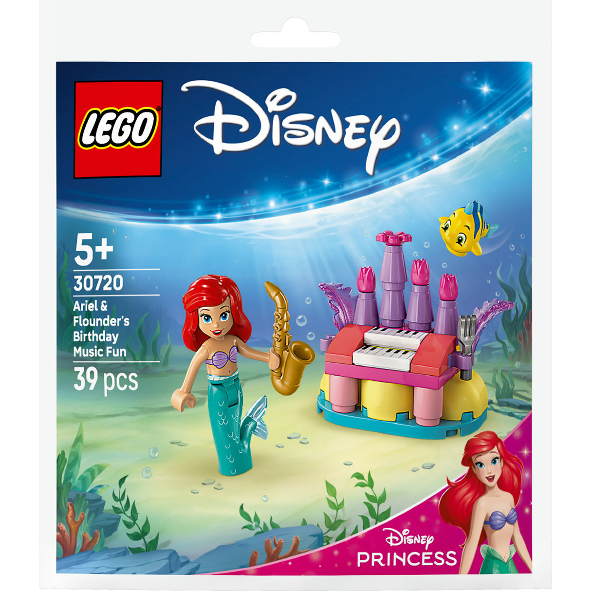 Lego Disney Princess 30720 Musique d'anniversaire d'Ariel et Botje