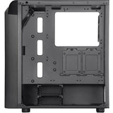 Boîtier Silverstone Seta A1 Midi Tower (titane noir | 2x USB-A | 1x USB-C | RGB | verre trempé)