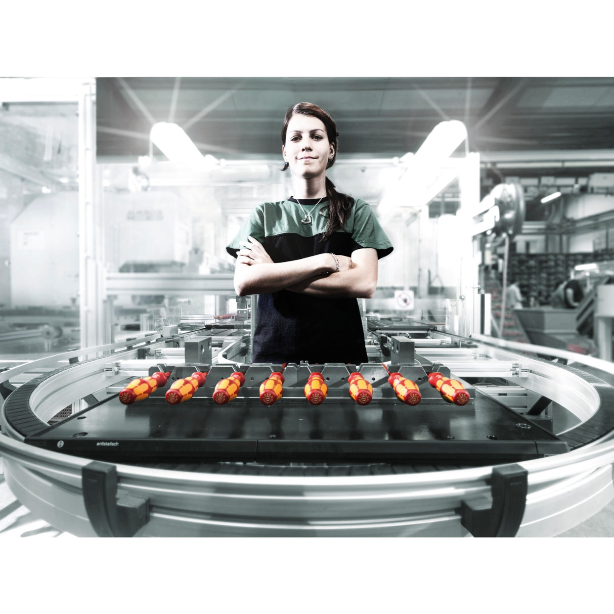 Wera 160 i 165 i 7 jeu de tournevis kraftform plus série 100 + testeur de tension + support, 7 pièces - 1 pièce(s) - 05006148001