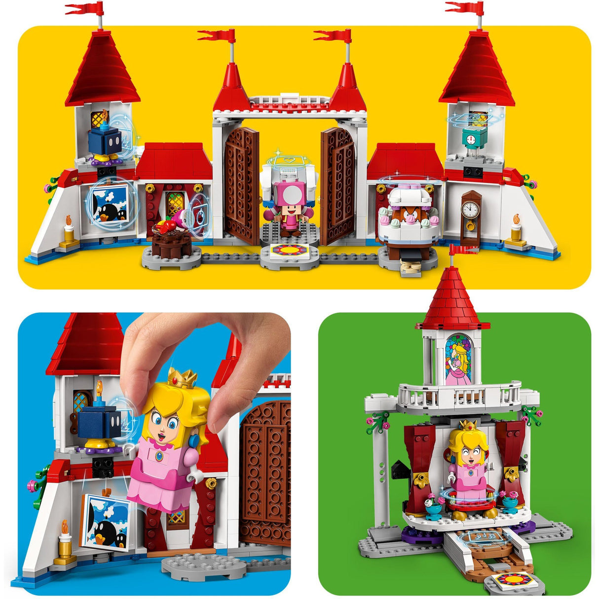 Lego Super Mario - Ensemble d'extension : Jouet de construction du château de Peach (71408)