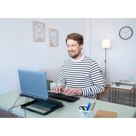 Trust exto support de refroidissement pour ordinateur portable refroidisseur d'ordinateur portable (gris)