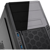 Boîtier tour midi Silverstone sst-ps13b (noir | 2x USB-A)