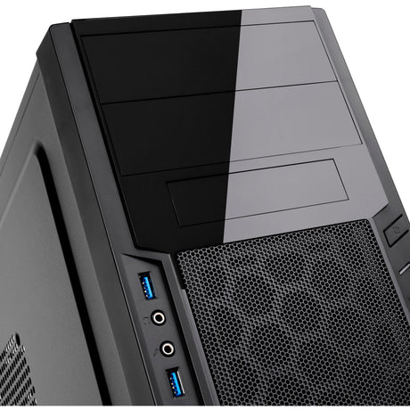 Boîtier tour midi Silverstone sst-ps13b (noir | 2x USB-A)