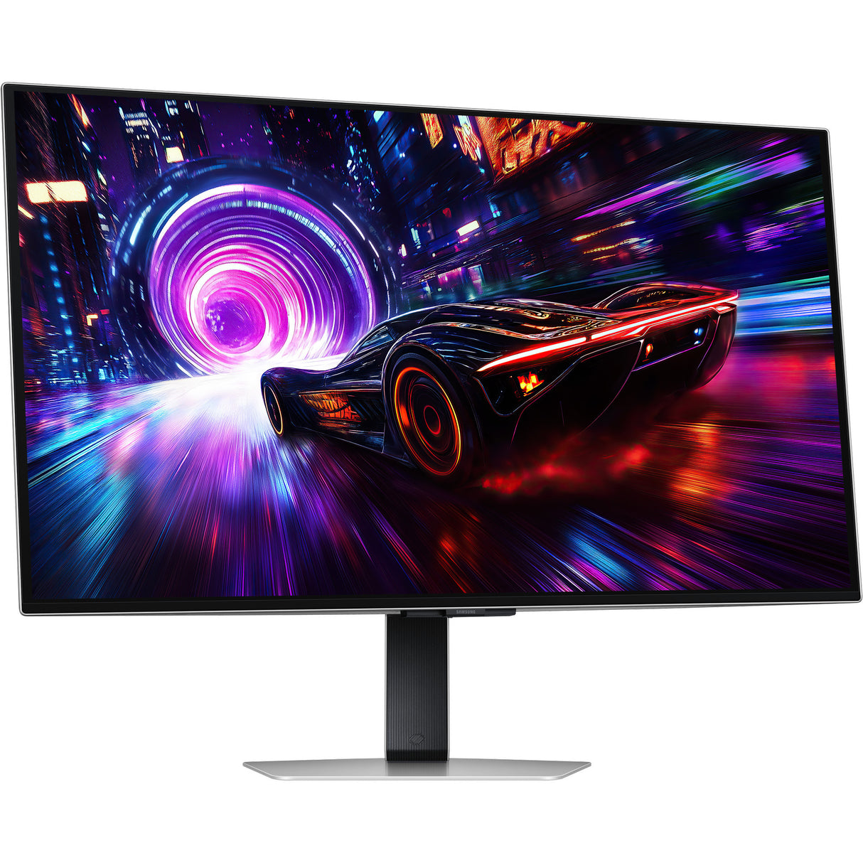 Moniteur de jeu Samsung Odyssey OLED G8 G81SF 32 4K UHD (argent, 2x HDMI, DisplayPort, 2x USB-A, USB-B, 240 Hz)