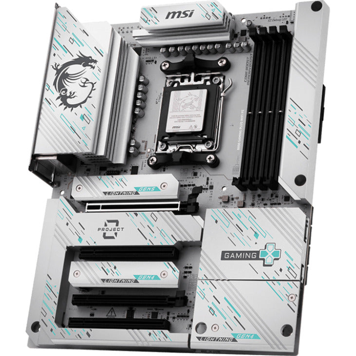 Carte mère MSI B850 Gaming Plus WiFi PZ Socket AM5 (RAID, LAN 5G, WiFi 7, Bluetooth 5.4, Son, ATX)