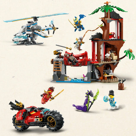 Lego ninjago 71857 véhicules ninja à la cabane dans les arbres