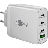 Goobay Chargeur rapide multiport USB-C PD (100 W) (Blanc)