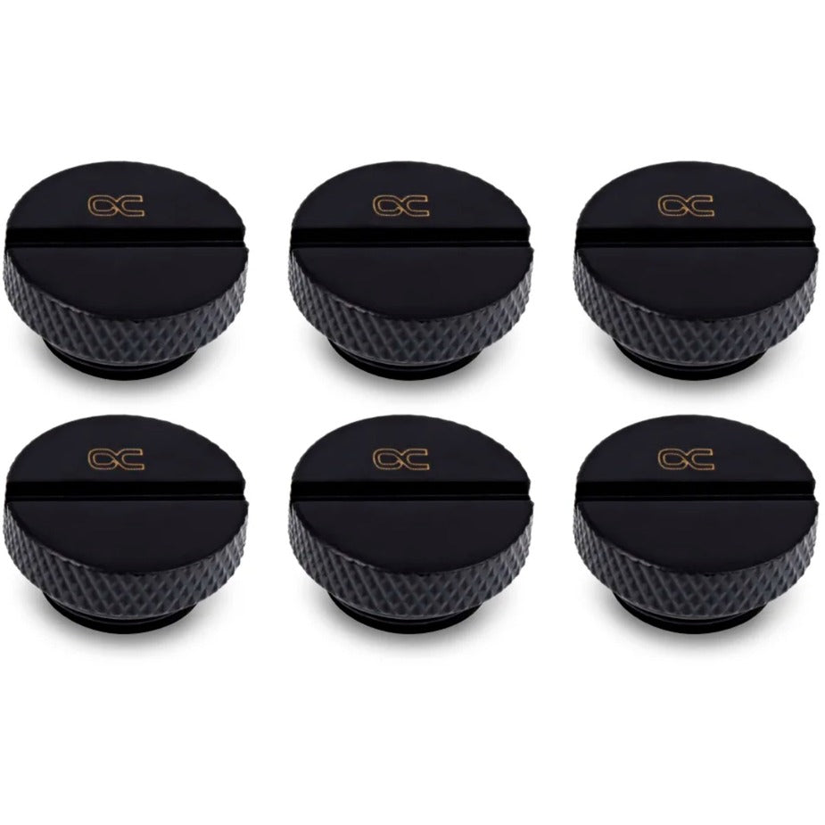 Alphacool eiszapfen bouchon à vis g1 4 connexion (noir, 6 pièces)