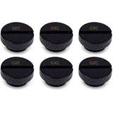 Alphacool eiszapfen bouchon à vis g1 4 connexion (noir, 6 pièces)