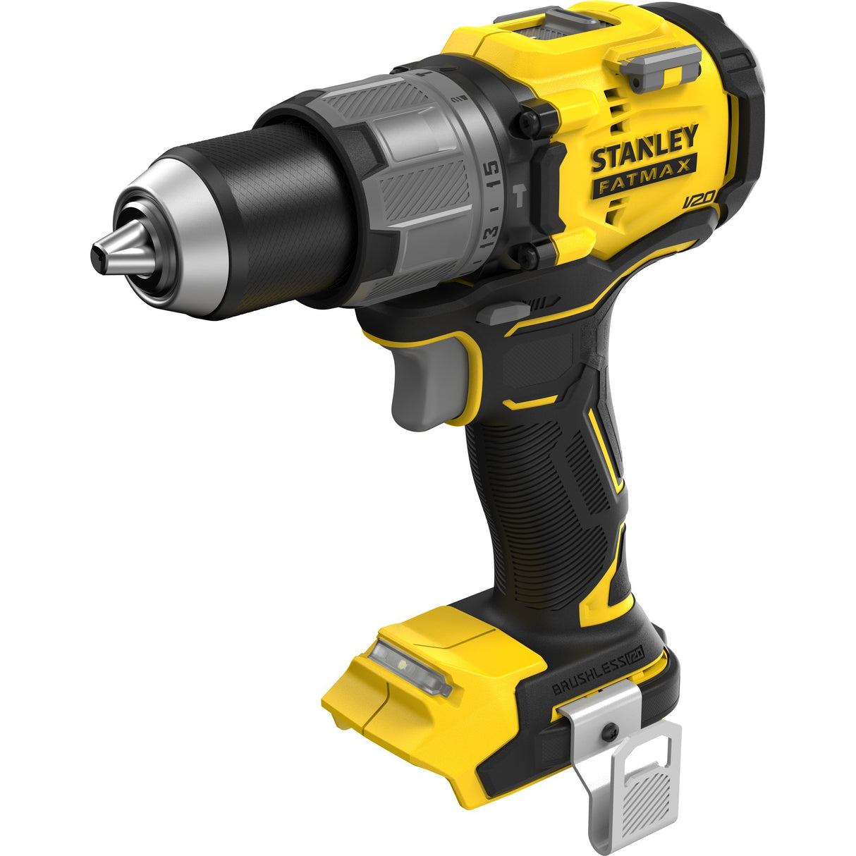 Tournevis sans balais Stanley fatmax v20 18v (jaune noir, batterie et chargeur non inclus)