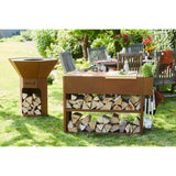 Barbecook Nestor Buddy de table en acier corten