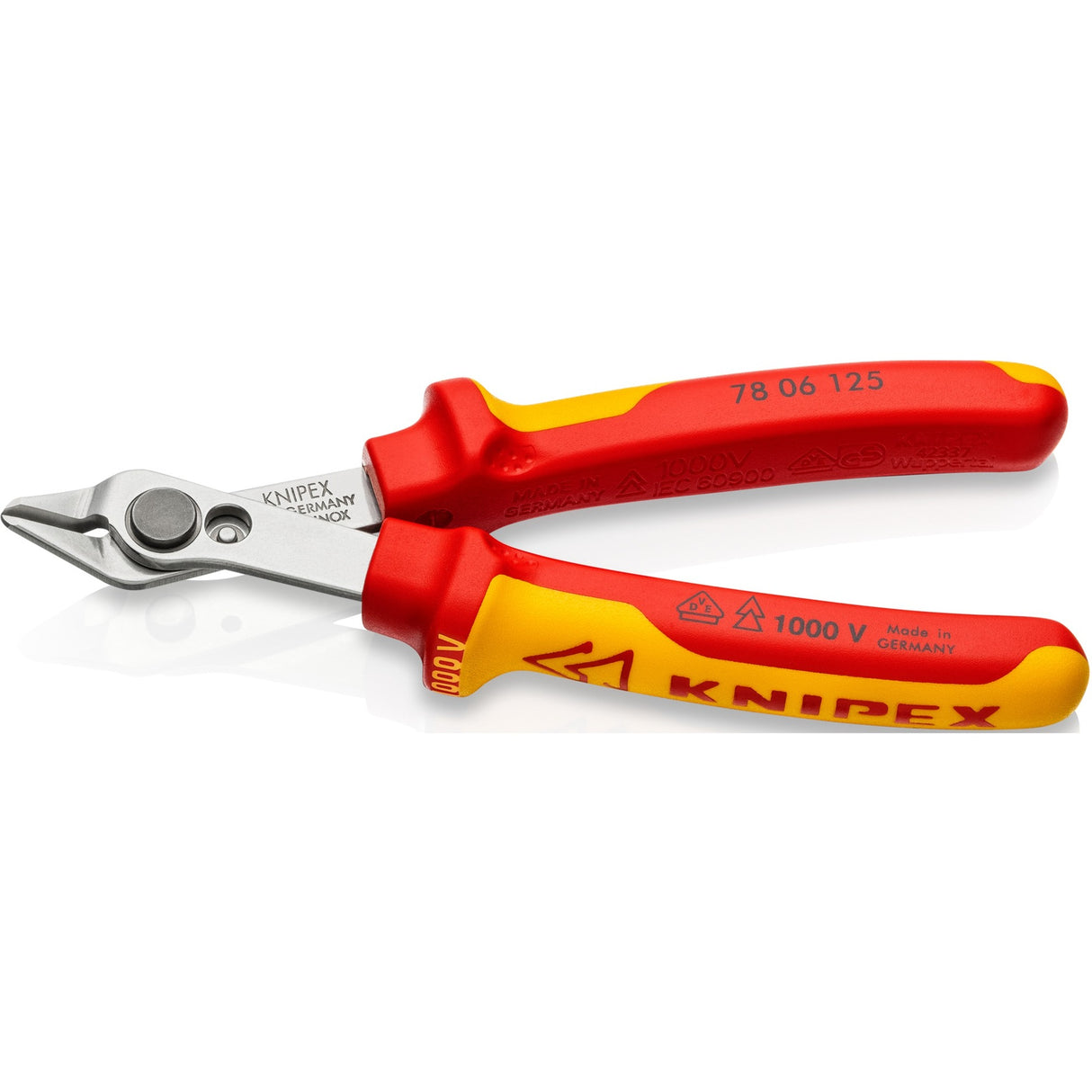 Pince électronique Knipex super Knips® VDE 78 06 125 (rouge jaune)