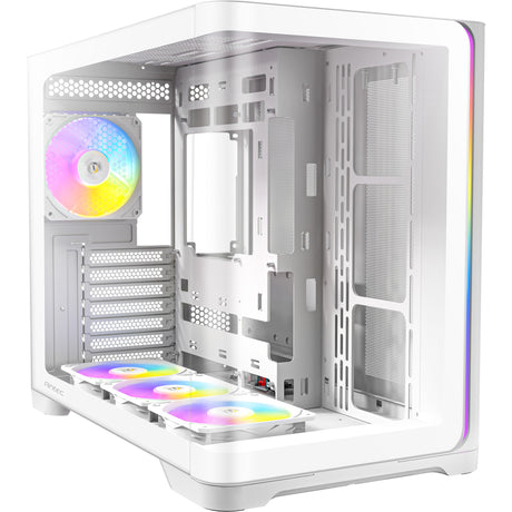 Boîtier tour midi Antec C5 Curve ARGB (blanc | 2x USB-A | 1x USB-C | verre trempé)