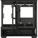 Asus prime ap202 midi tower behuizing (zwart | 2x usb-a | 1x usb-c | rgb | tempered glass)