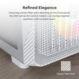 Boîtier tour midi Montech x5m (blanc | 2x USB-A | 1x USB-C | RGB | verre trempé)